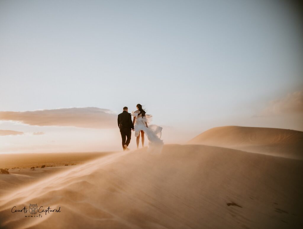 Glamis Sand Dunes, courts captured moments, elopement photographer, 