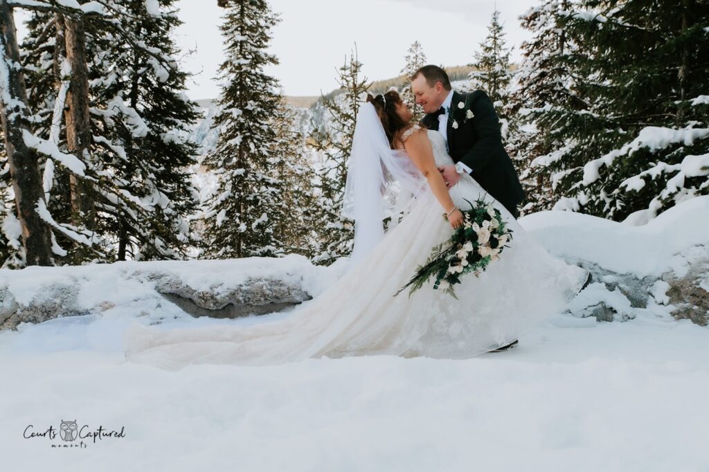 Eloping in Snowy Yellowstone, Yellowstone Elopement Photographer, Courts Captured Moments